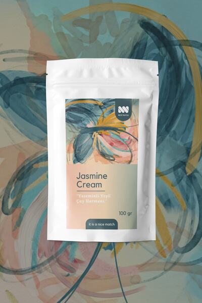 Nice Match شاي كريم الياسمين - شاي الياسمين الأخضر 100 جرام