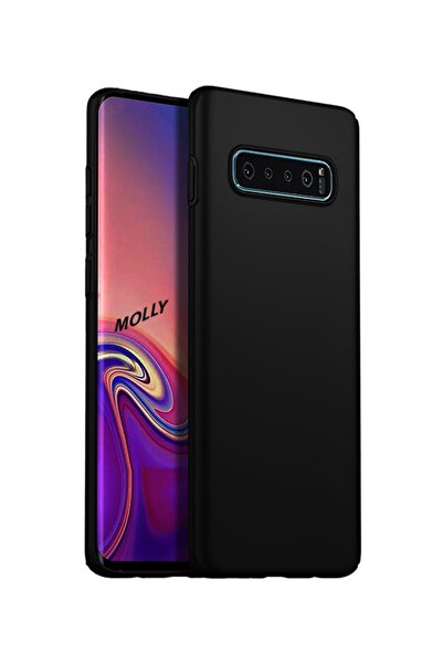 Molly Galaxy S10 Uyumlu Siyah Mat Silikon Kılıf