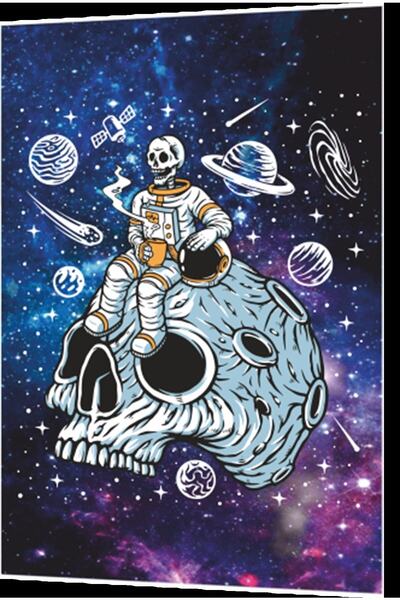 Hayat Poster Există viață în spațiu distracție Astronaut-15 Poster retro din ...