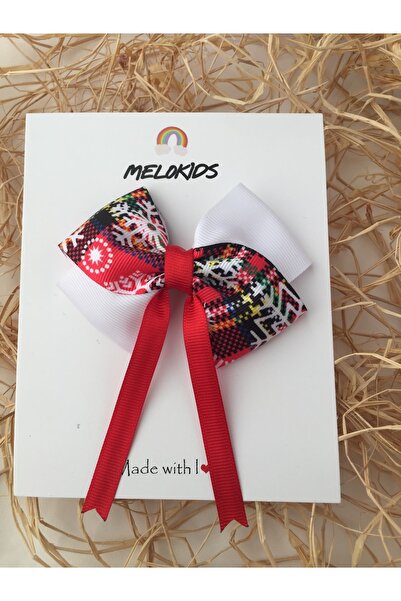 MeloKids منقوشة منقوشة السنة الجديدة عيد الميلاد عيد الميلاد مشبك مشبك