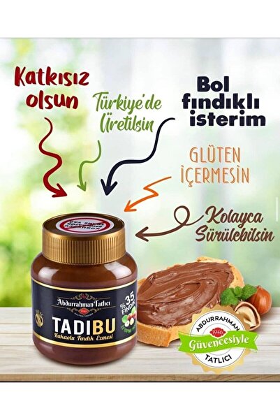 Nutella Abdurrahman Tatlıcı Tadıbu 330 Gr X 3 Adet + 400 Gr