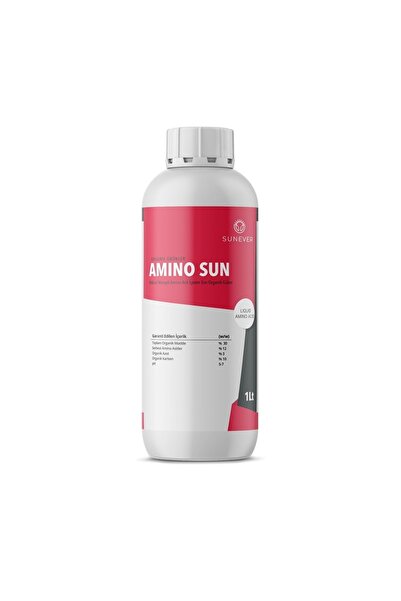 SUNEVER Amıno Sun Bitkisel Menşeli Amino Asit Içeren Sıvı Organik Gübre