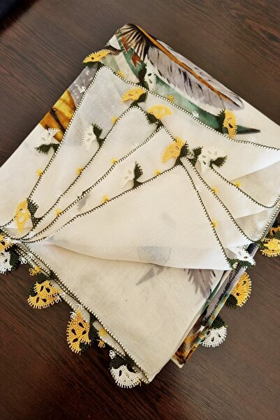 DETAY SEDYE ÖRTÜLERİ Iğne Oyası Yazma