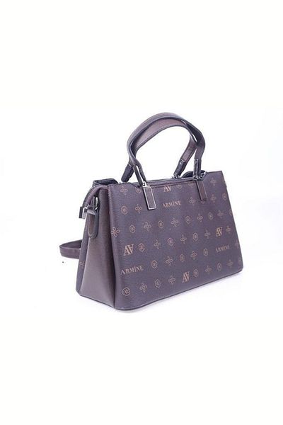 Armine Coffee Printed Women's Bag