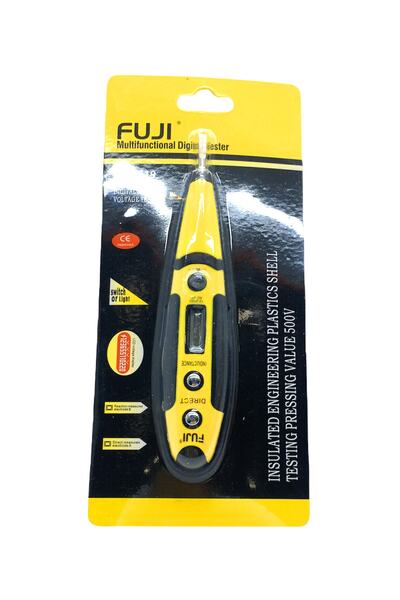 FUJI Mini Cep Multimetre Kontrol Kalemi & Işıklı