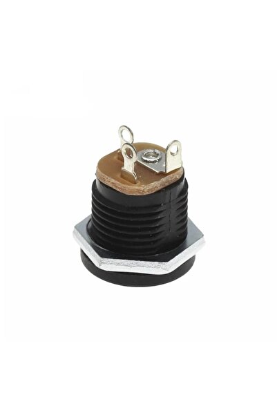 ROBİZ 5.5x 2.1mm Plastik DC Güç Soketi Panel Montaj Power Jack Adaptör