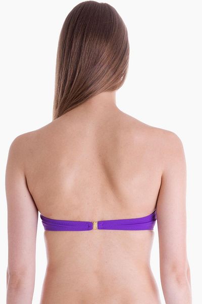 AYYILDIZ 63508 Top de bikini fără bretele Purple Twist