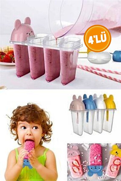WAPPA Dondurma Kabı & Pratik Dondurma Kalıbı 4'lü