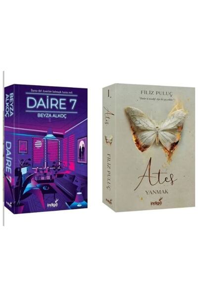 İndigo Kitap Daire 7 Karton Kapak Beyza Alkoç - Ateş Yanmak Karton Kapak Fili...