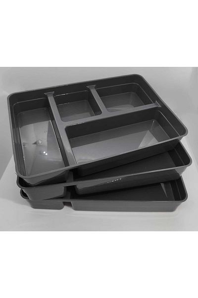 Minty Life 3 Pieces Anthracite Multi-Purpose Organizer
