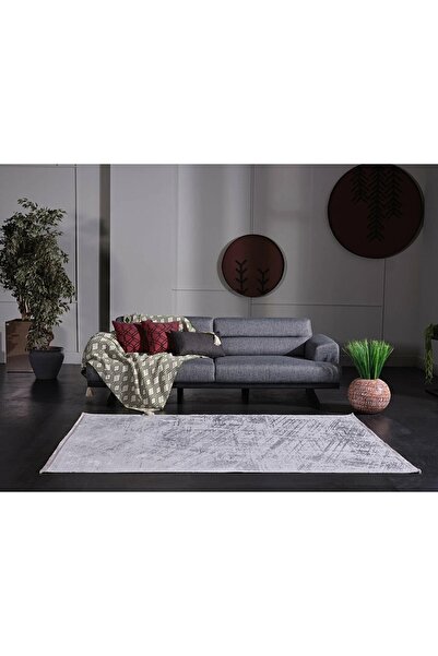 GÜMÜŞSUYU Venita 13596 Yeni Sezon Modern Yüksek Kalite Saçaklı Salon Halısı