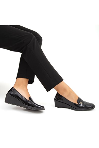 Tamer Tanca Women's Leather Loafer Shoes 759 3228 Bn Ayk Sk22/23