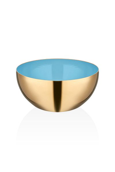 Narin Star Snack Bowl - Shiny Gold & Blue - 12 Cm