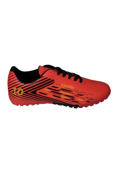 Kinetix Men's Orange Black Astroturf Football Shoes