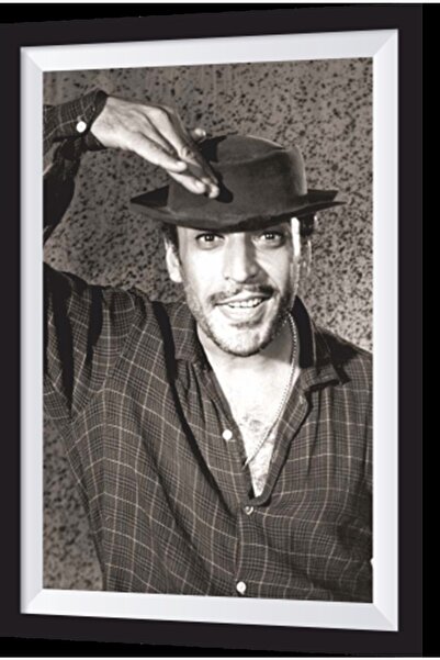 Hayat Poster Sadri Alışık Yeşilçam Çerçeve Görünümlü Retro Ahşap Poster