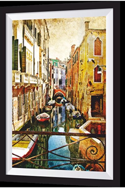 Hayat Poster Vedere din Veneția Cadru artistic Aspect pictură din lemn