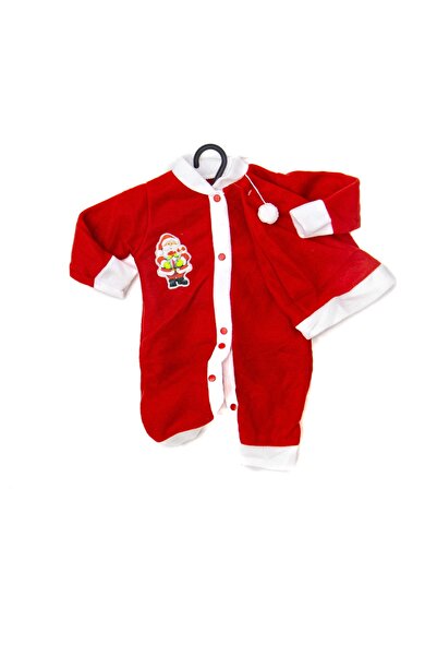 Denito Kids Denitokids Santa Claus Embroidered Unisex Baby Rompers Christmas ...