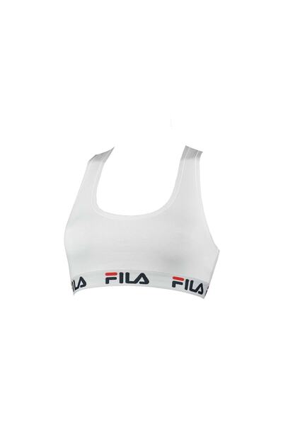 FILA Damen Bustier - ungepolsterter Stoff, ohne Bügel, Baumwolle, einfarbig