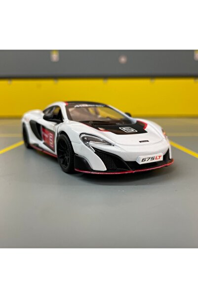 Kinsmart Mclaren 675lt 1/36 Ölçek Diecast Metal Model Araba Çek Bırak Araba O...