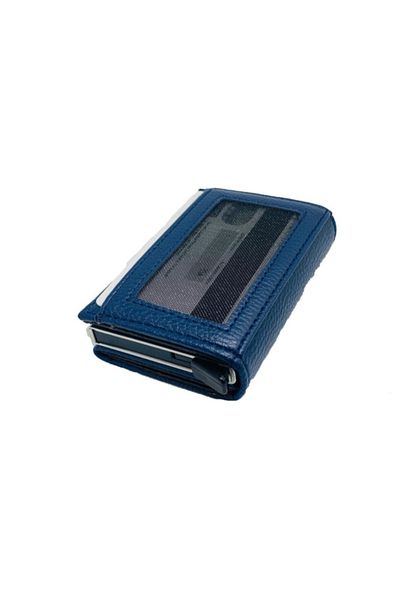 Walle's Polo Πορτοφόλι ανδρικής θήκης κάρτας Zeleno Rfid Αυτόματος μηχανισμός Snap Fast Protected Money Cover