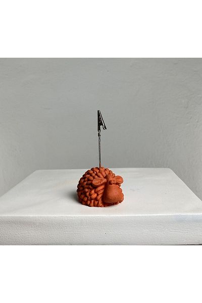 oasis decoration Terracota Lamb Note Holder