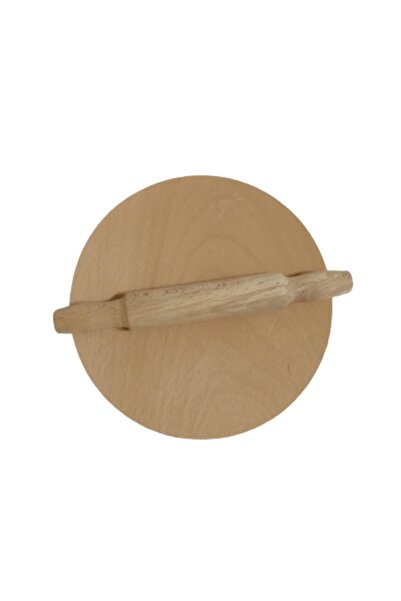 Bobo Çocuk Ahşap Oyun Hamuru Sofrası Ve Merdanesi