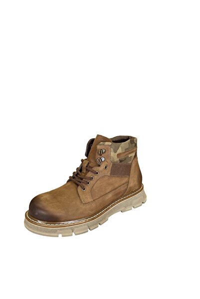 JAMES FRANCO M5926 Hakiki Deri Taba Rengi Günlük Erkek Bot