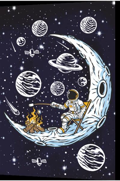 Hayat Poster Există viață în spațiu distracție Astronaut-17 Poster retro din ...