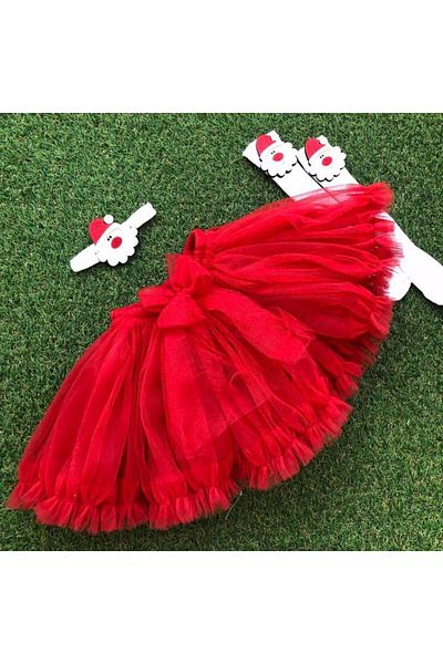 Kokosh kidss Girl's Tutu Skirt Christmas Set