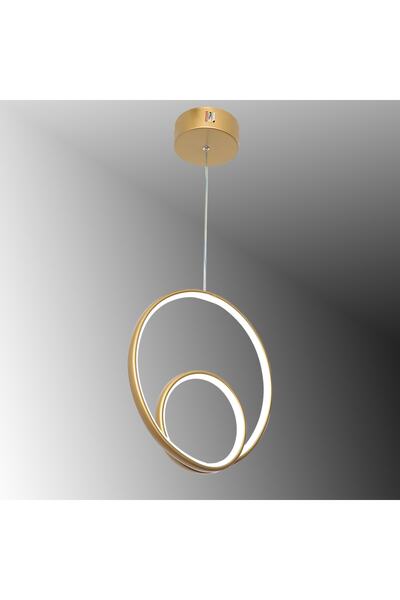 TT AYDINLATMA Tt004-esk Yellow Light Led Chandelier - Eye Model Antique Painted