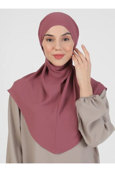 Ecardin Τουρμπάνι από κρεπ ύφασμα με δεμένη ζώνη - St 091 Blackberry