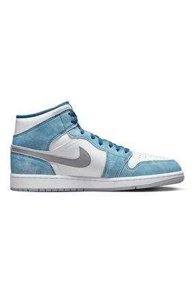Nike air jordans blue and red top