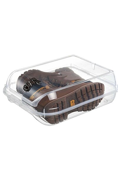 Tuffex Hava Alma Özellikli Şeffaf Bot Ayakkabı Saklama Kutusu