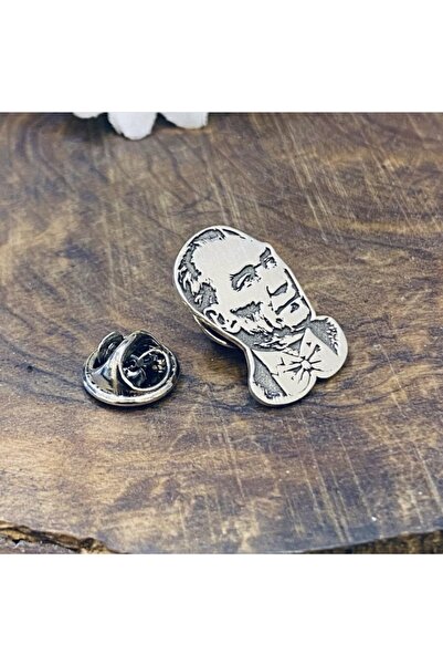 Gökdeniz 925 Atatürk Model 925 Ayar Gümüş Erkek Yaka Rozeti Özel Gün