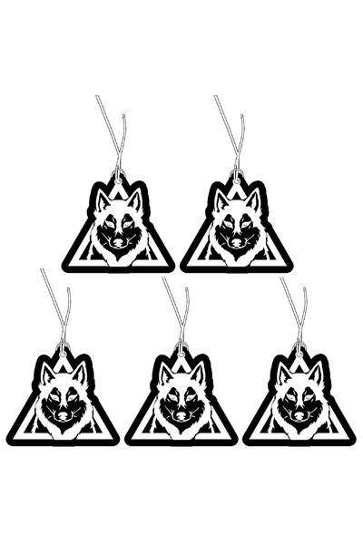 Jethızında 5'li Kurt Temalı Özel Kesim Yoğun Esanslı Oto Kokusu