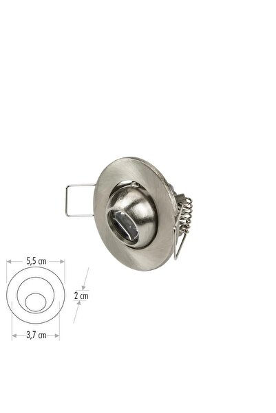 Cata Yıldız Hareketli Satin Gömme Spot Armatürü Ct-5268 6400 K (beyaz Işık)