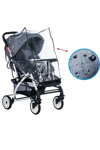 RevuBaby غطاء مطر فاخر لعربة الأطفال ومضاد للمطر