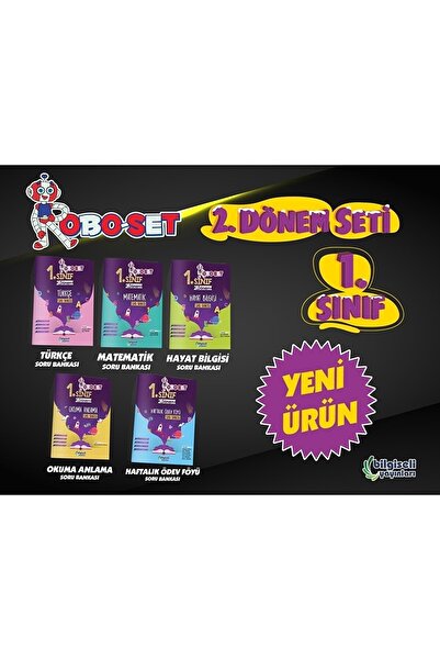 Bilgiseli Yayınları Roboset 1.sınıf 2.dönem Seti 5 Kitap