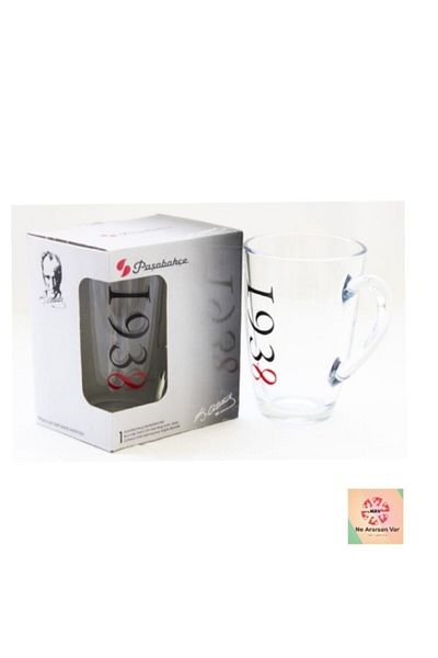 Paşabahçe Gift Glass Ataturk Mug 1938