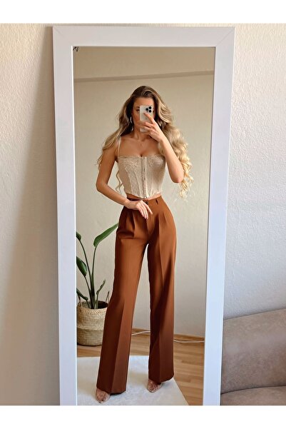 MOCCHI Four Seasons Atlas Fabric Palazzo Women's Suit