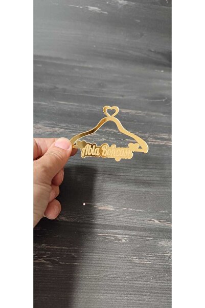 hoby shop Pleksi Abla Bohçası Yazısı Gold(1 Adet)