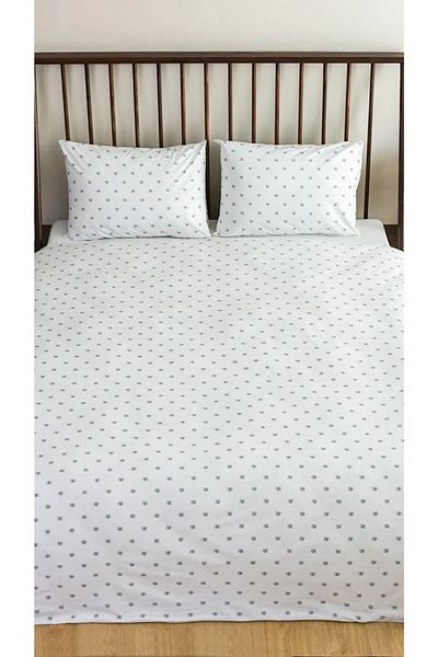 LC Waikiki Set cuvertură dublă din bumbac cu model de ochi