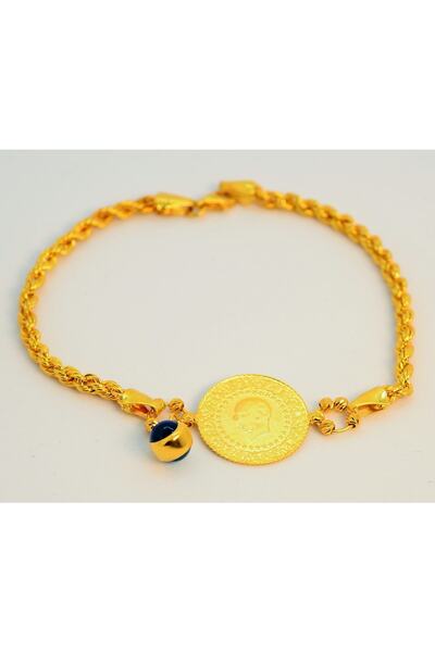 ÖZDEN KUYUMCUSU Çeyrek Altınlı 14 Ayar Bileklik