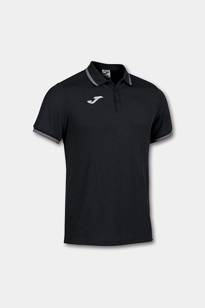 Joma Campus III Polo Black S/s