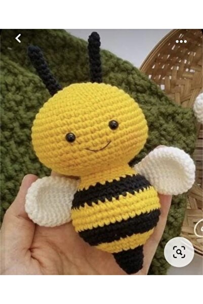 HANDE'S Amugrumi Arı Oyuncak Anahtarlık