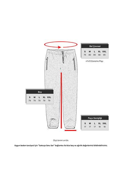 Cottonland Ανδρική φόρμα Everest Normal Waist Fleece Fleece Μαύρο κάτω