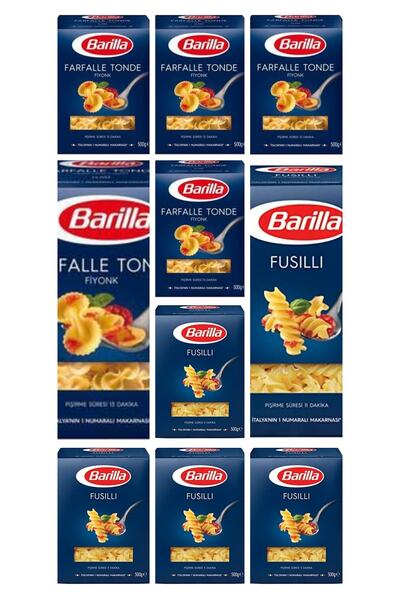 Barilla Fiyonk+burgu 500 Gr (5+5) Adet