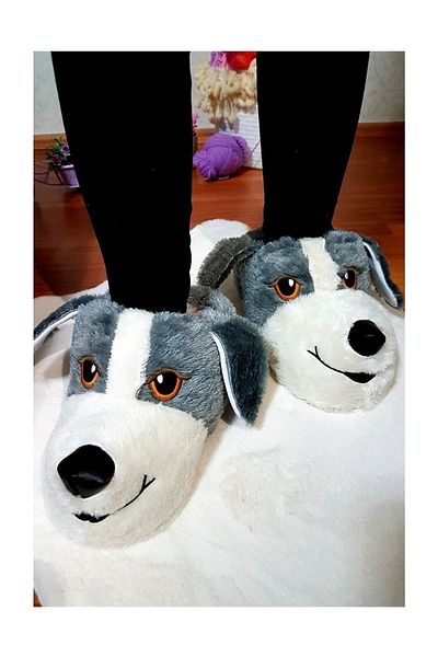 Armis Figured Tan βελούδινες παντόφλες Home Slippers Unisex