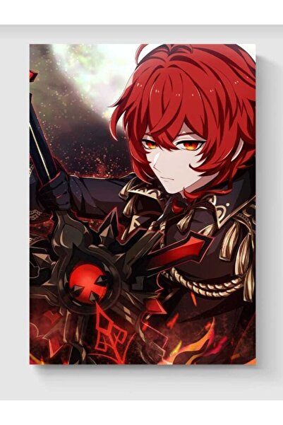 fırsatlar diyarı Poster anime pentru jocuri Genshin Impact - Poster de perete HD de înaltă definiție