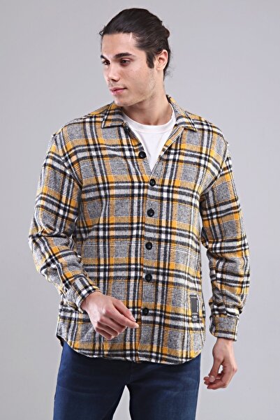 fy stil Erkek Oversize Oduncu Gömlek